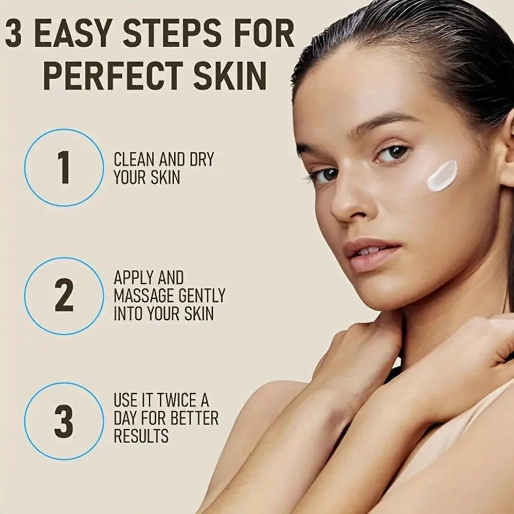 Retinol Moisturizing Cream with Collagen and Hyaluronic Acid for Wrinkle Reduction - Skin Care for Men and Women