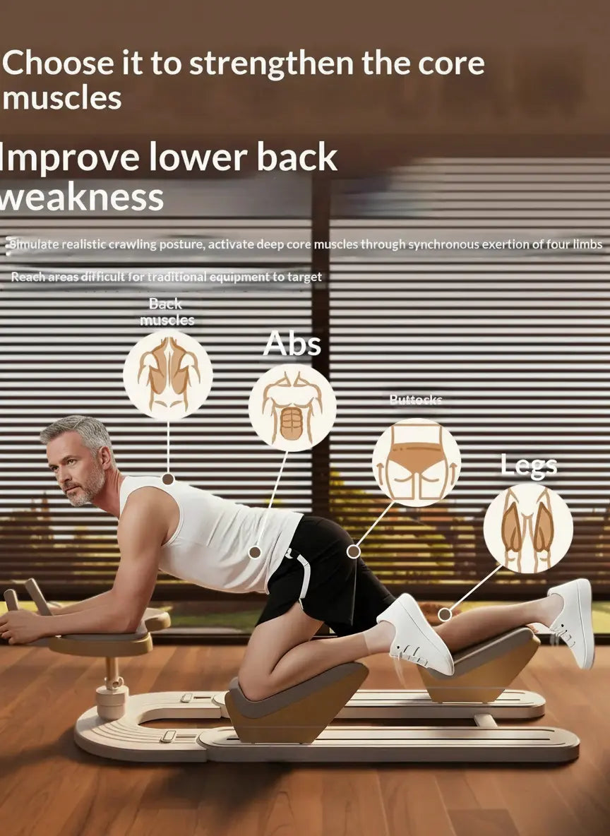 SpineRelief Core Trainer, Home Indoor Crawling Machine Wavestock.us