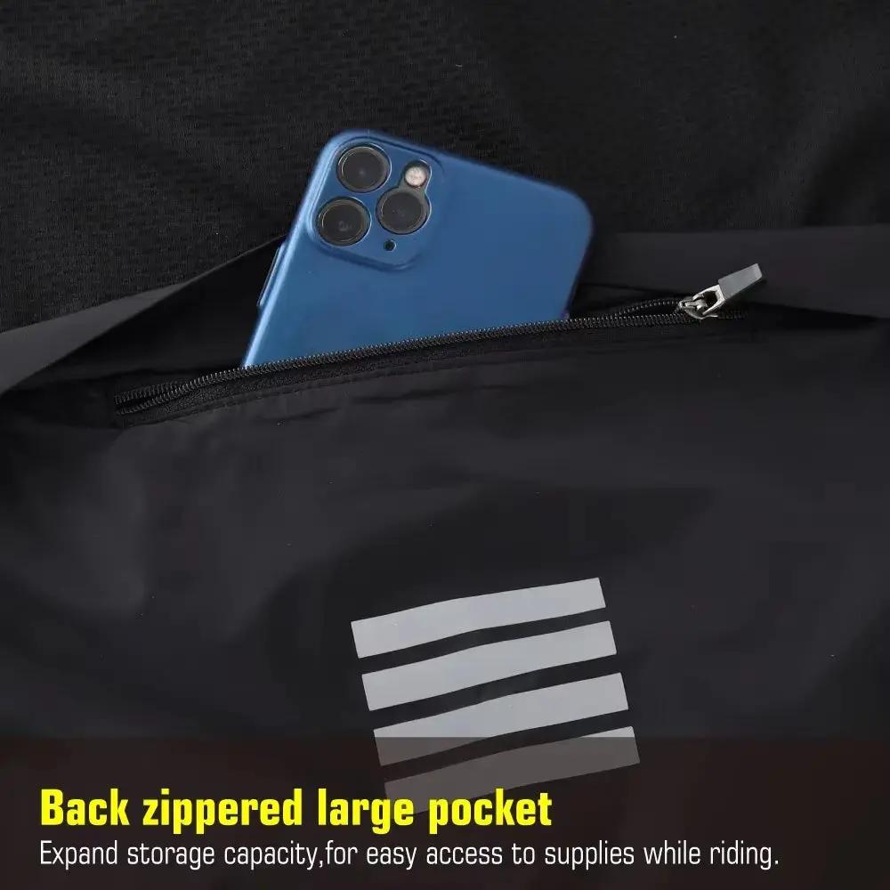 Men's Ultralight Windproof Cycling Jacket 2025 - Long Sleeve Black & Yellow MTB Sports Windbreaker