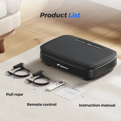 MERACH Vibration Plate Exercise Machine with Light Whole Body Workout 