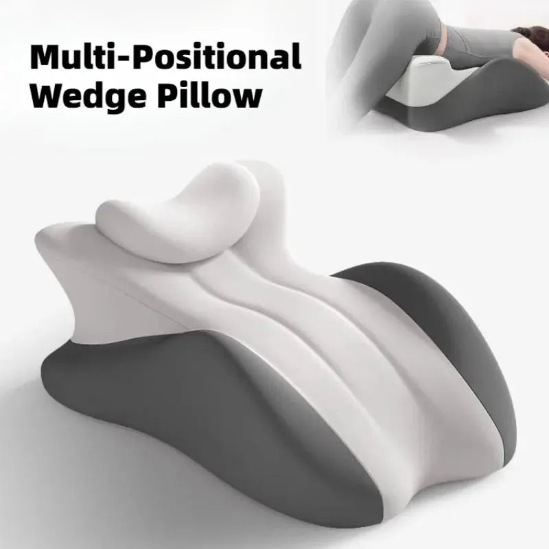 Transform Your Relaxation with the Ultimate Ergonomic Multi-Positional Memory Foam Wedge Pillow – Perfect for Couples and Pain Relief!