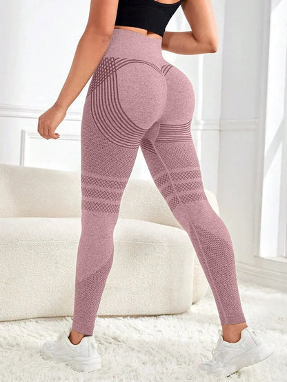 High-Waisted Seamless Compression Leggings for Women - Cellulite Reduction and Silhouette Enhancement Yoga and Fitness Pants