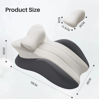 Transform Your Relaxation with the Ultimate Ergonomic Multi-Positional Memory Foam Wedge Pillow – Perfect for Couples and Pain Relief!
