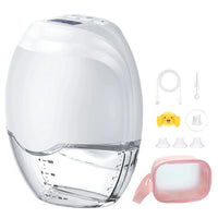 Wearable Hands-Free Electric Breast Pump - BPA-Free with LED Display, 3 Modes, and 12 Levels of Comfort