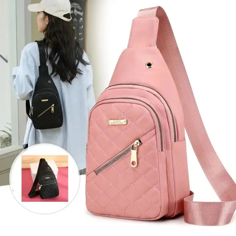 Women's Embroidered Chest Crossbody Bag - Leisure Shoulder Backpack