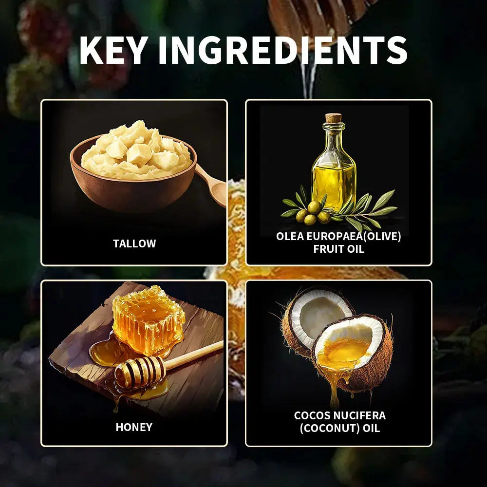 Whipped Beef Moisturizing Tallow Honey Balm 