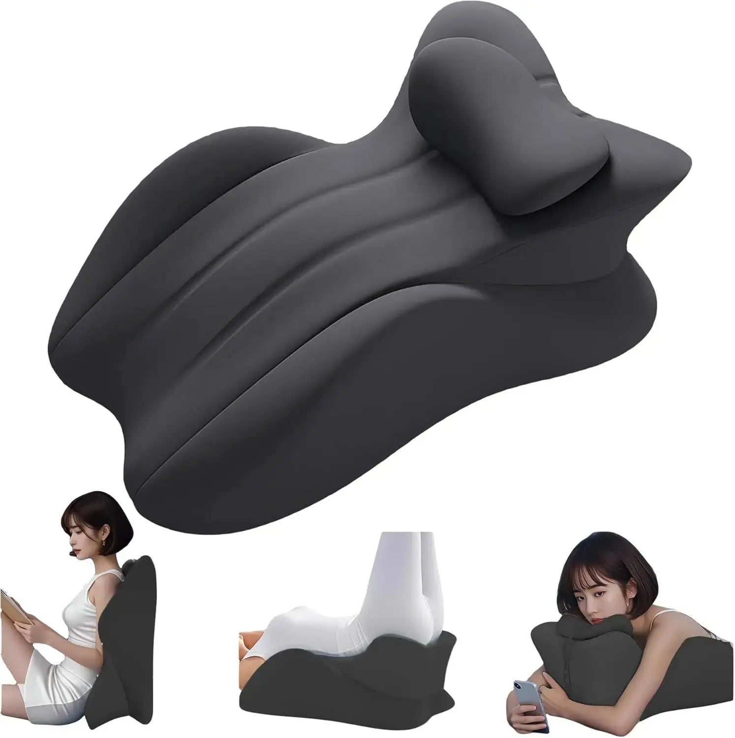 Transform Your Relaxation with the Ultimate Ergonomic Multi-Positional Memory Foam Wedge Pillow – Perfect for Couples and Pain Relief!