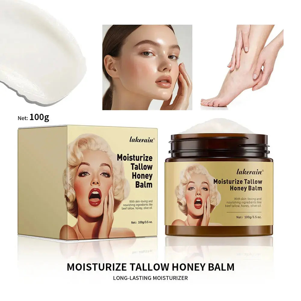 Whipped Beef Moisturizing Tallow Honey Balm 