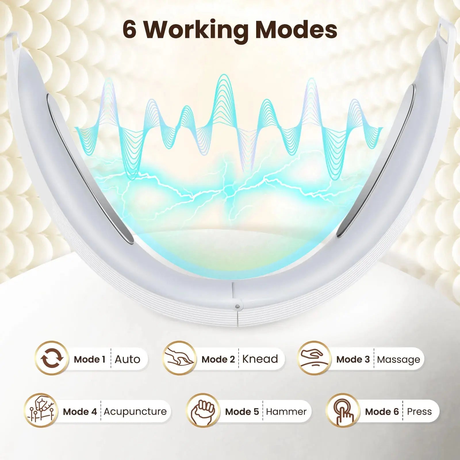 Transform Your Skin with the Electric V-Face Lifting Beauty Device: 6 Modes & 8 Levels of EMS Micro-Current for Ultimate Firming and Double Chin Reduction
