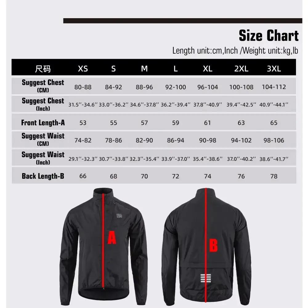 Men's Ultralight Windproof Cycling Jacket 2025 - Long Sleeve Black & Yellow MTB Sports Windbreaker