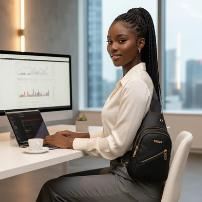 Women's Embroidered Chest Crossbody Bag - Leisure Shoulder Backpack GopickMart