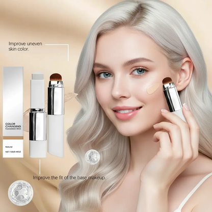 Nuvéra Dual-Heads Brush Foundation and Concealer Stick Nuvéra