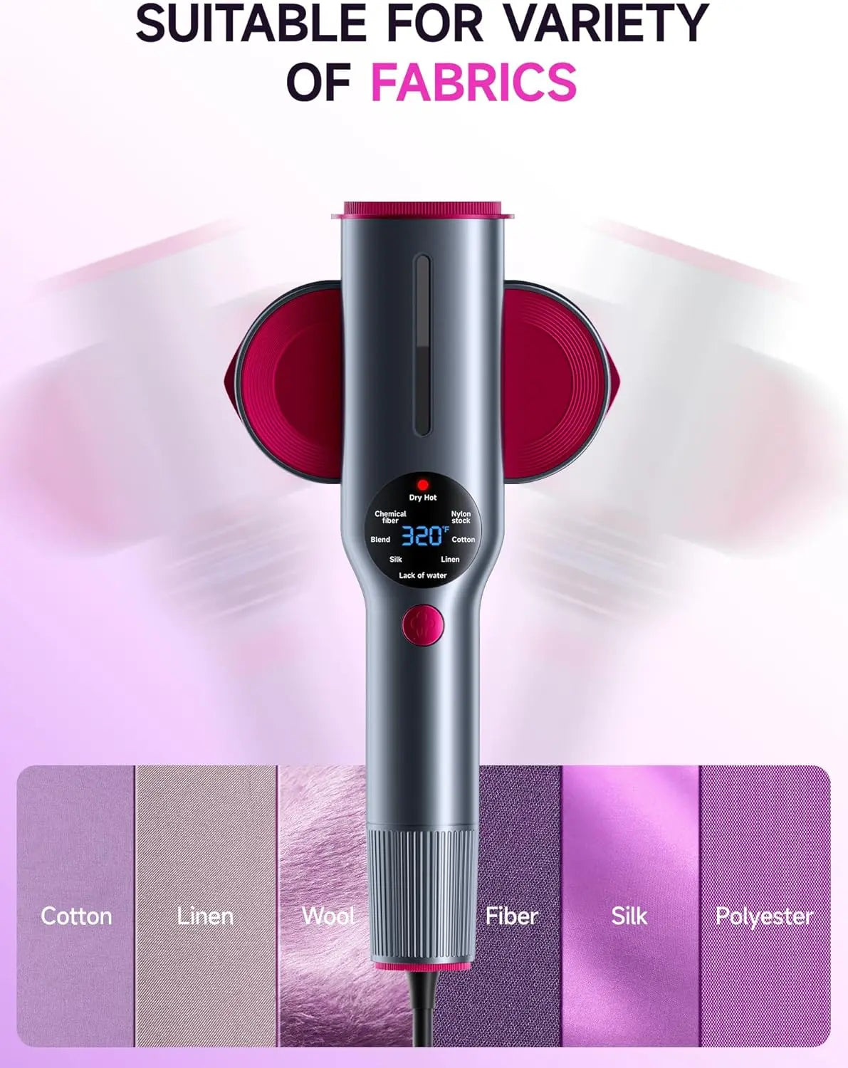 Dr. Flash Portable Garment Steamer - 7 Steam Modes, Rapid 5-Second Heating, and 90° Swivel Design for Ultimate Convenience Wavestock.us