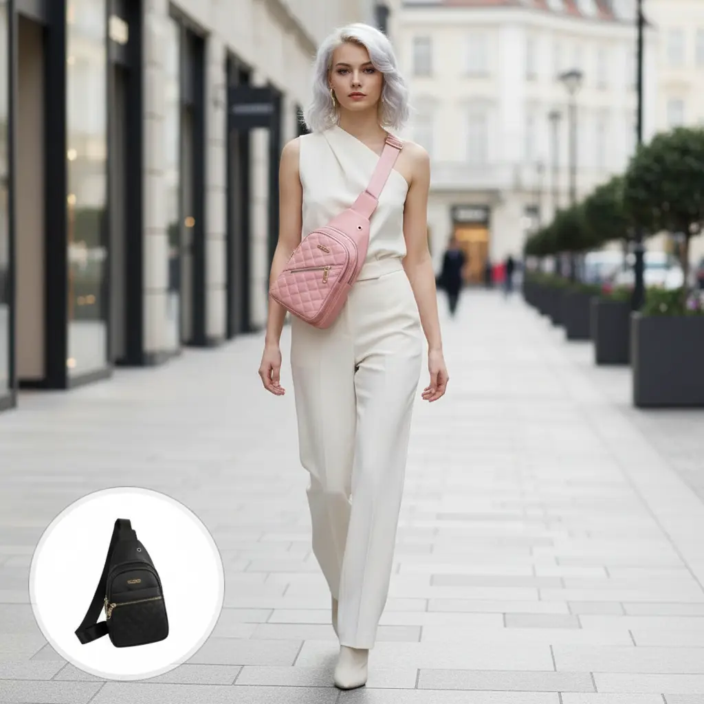 Women's Embroidered Chest Crossbody Bag - Leisure Shoulder Backpack GopickMart